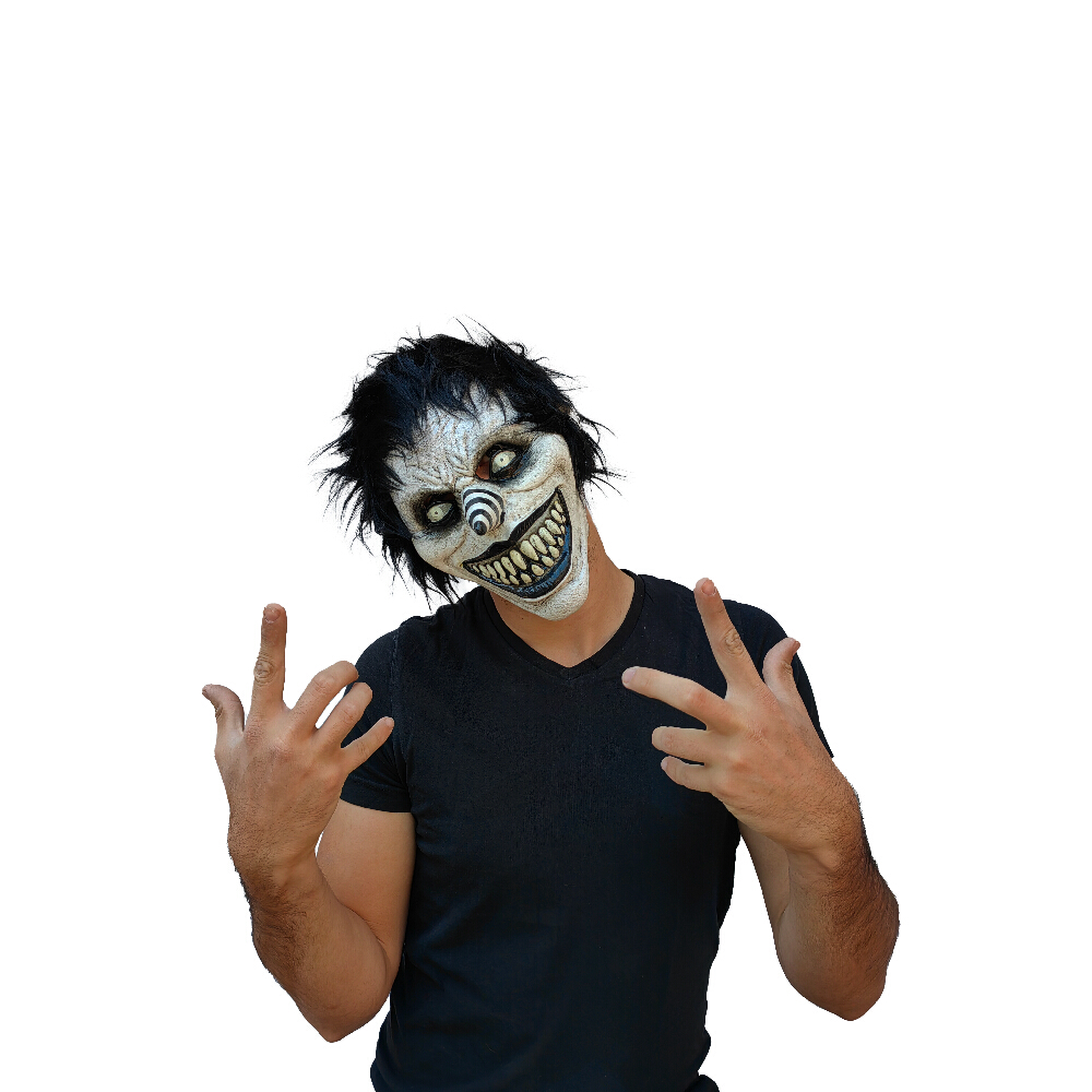 Máscara De Laughing Jack Creepypasta Ghoulish Productions Disfraz para Halloween