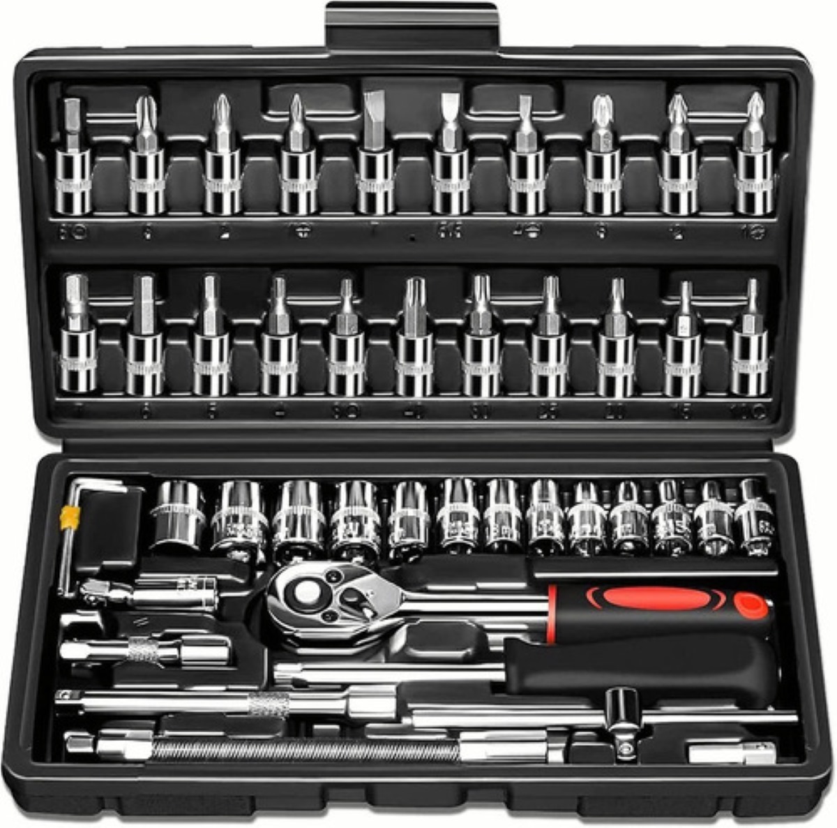 Juego De Herramientas Mecánicas Autocle Dados 46pcs