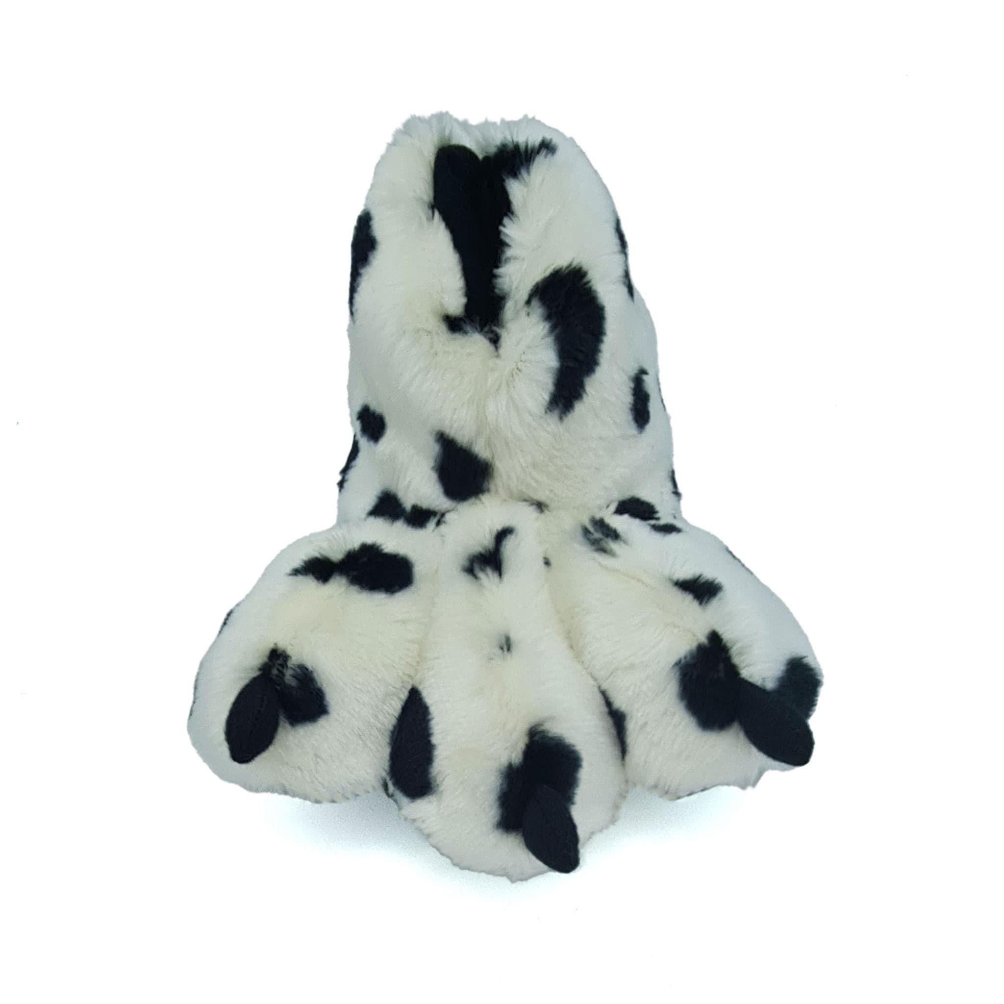 Pantuflas Garras de Dalmata Luli Patotas Cómodas y Divertidas Tela Cálida y Suave con Suela Antideslizante Unisex para Toda la Familia