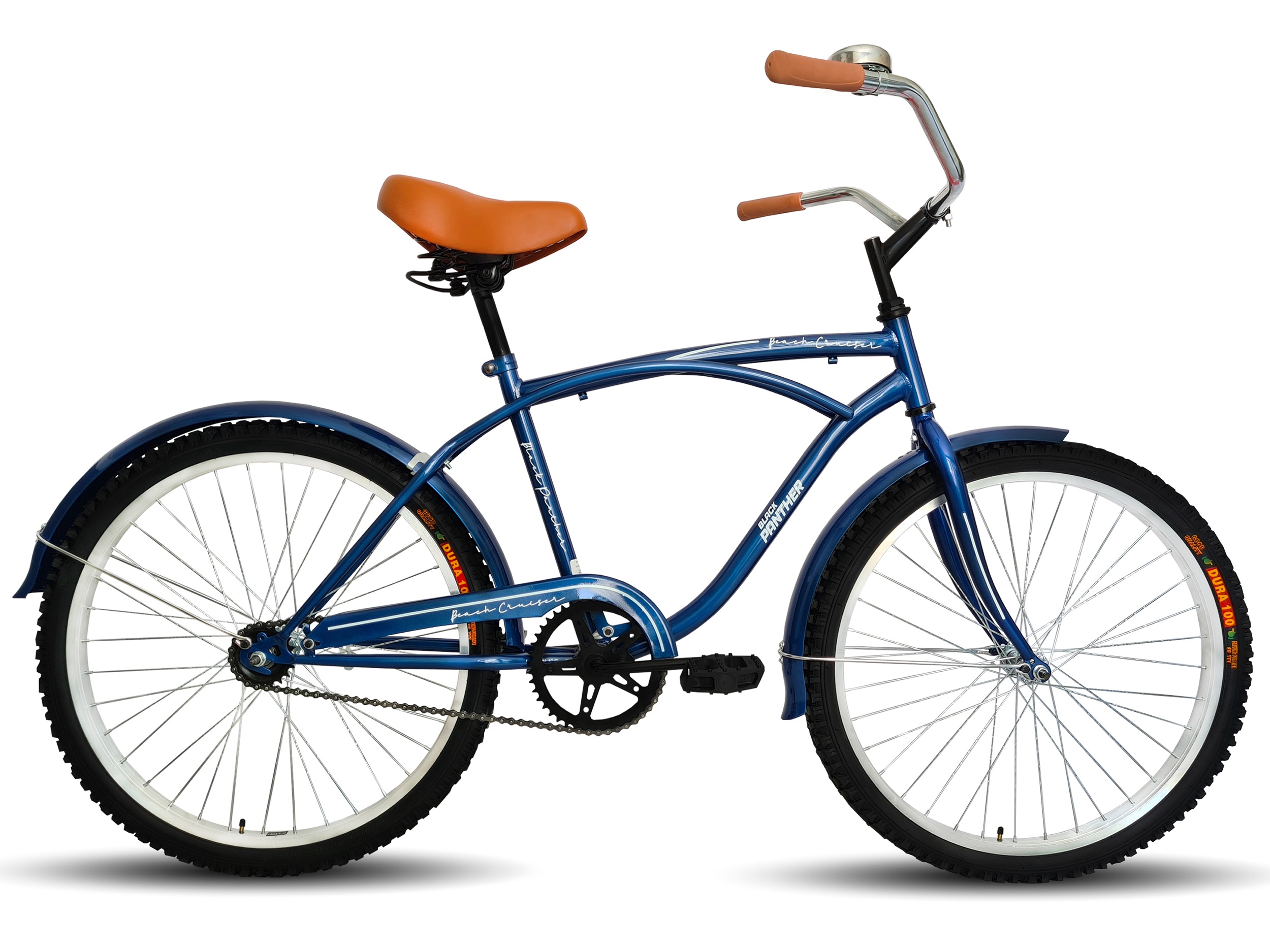 Bicicleta Vintage Beach Cruiser R24 Para Caballero Azul
