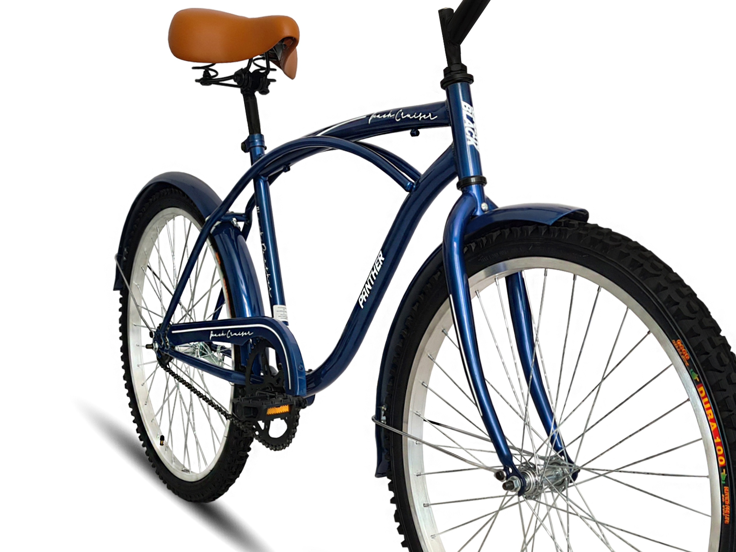 Bicicleta Vintage Beach Cruiser R24 Para Caballero Azul