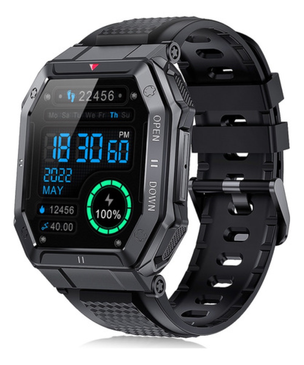 Reloj Deportivo Malubero Smartwatch Bluetooth Negro