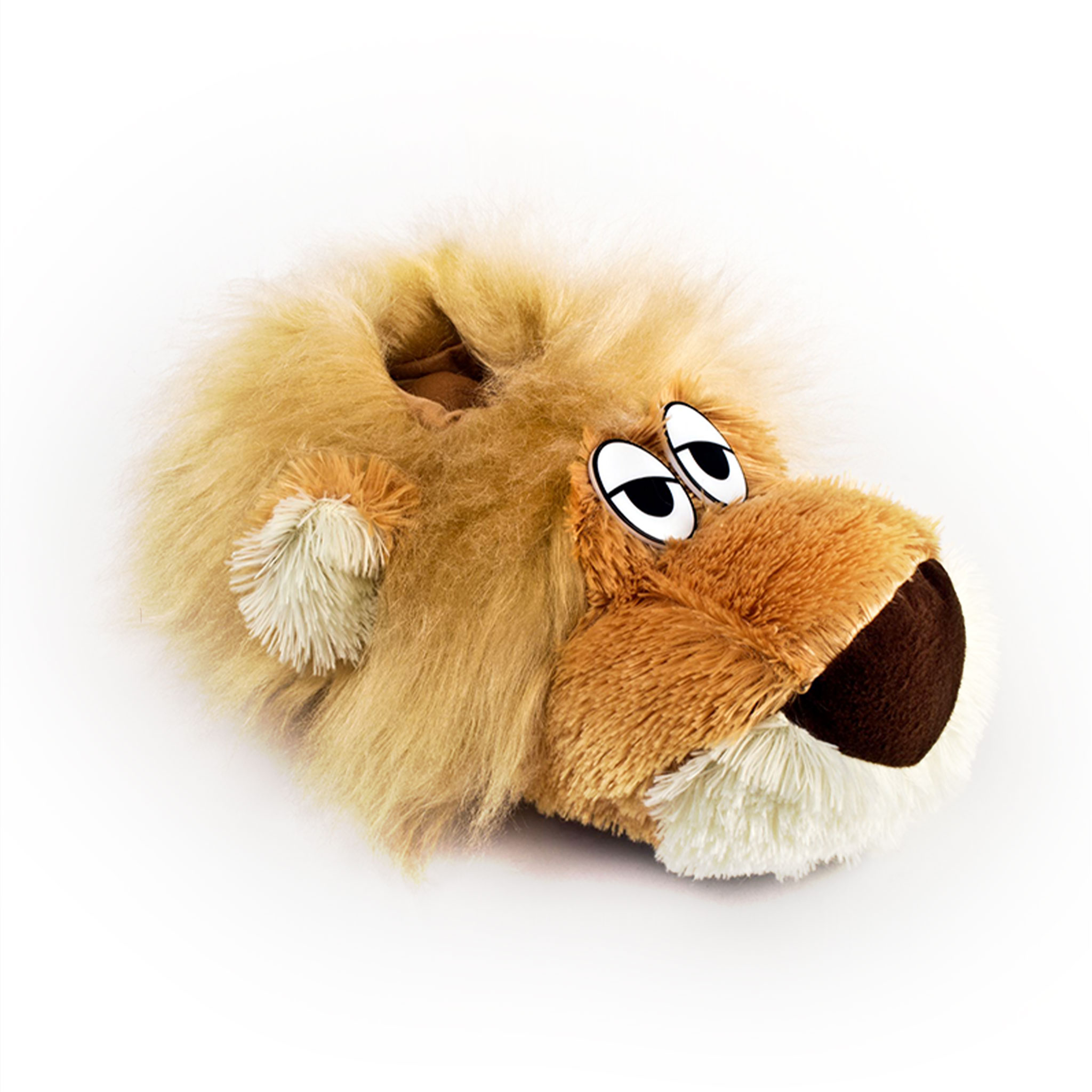 Pantuflas de León Leoncho Luli Patotas Cómodas y Divertidas Tela Cálida y Suave con Suela Antideslizante Unisex para Toda la Familia