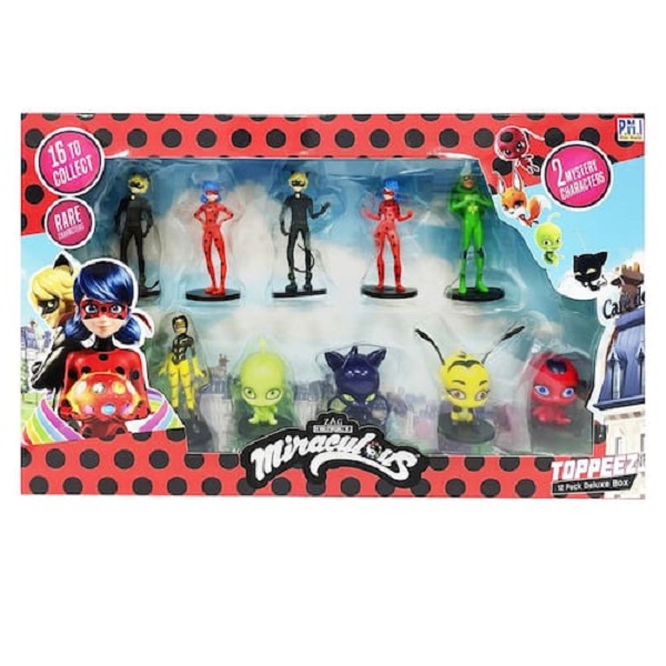 Ladybug 12 Pack Figuras Acción Muñeca Fotorama Miraculous