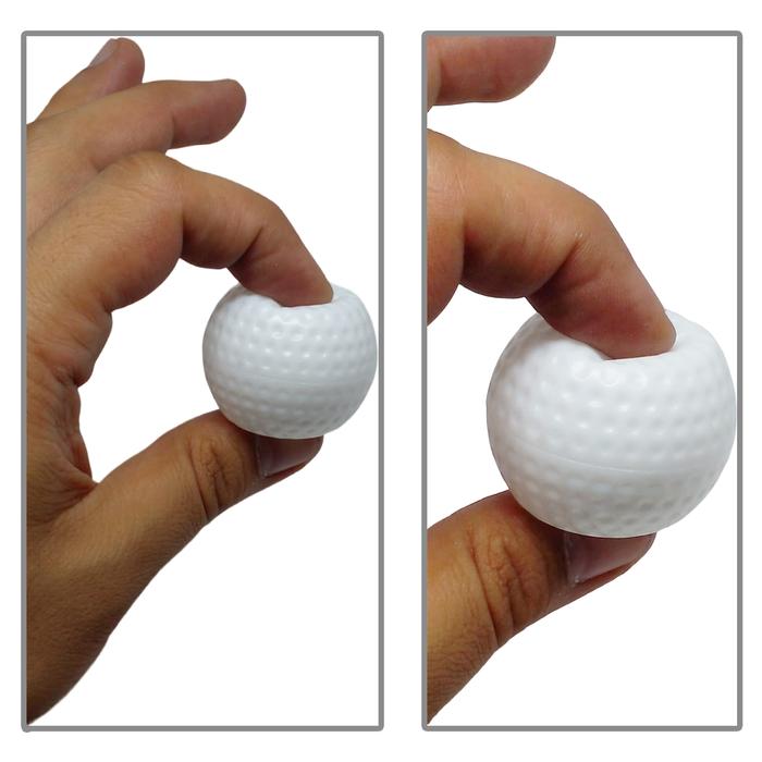 Pelotas de golf MXLRF-001-2 10 Pzas 4cm Diámetro Golf o Minigolf Plástico PE Color al Azar GolfColorful