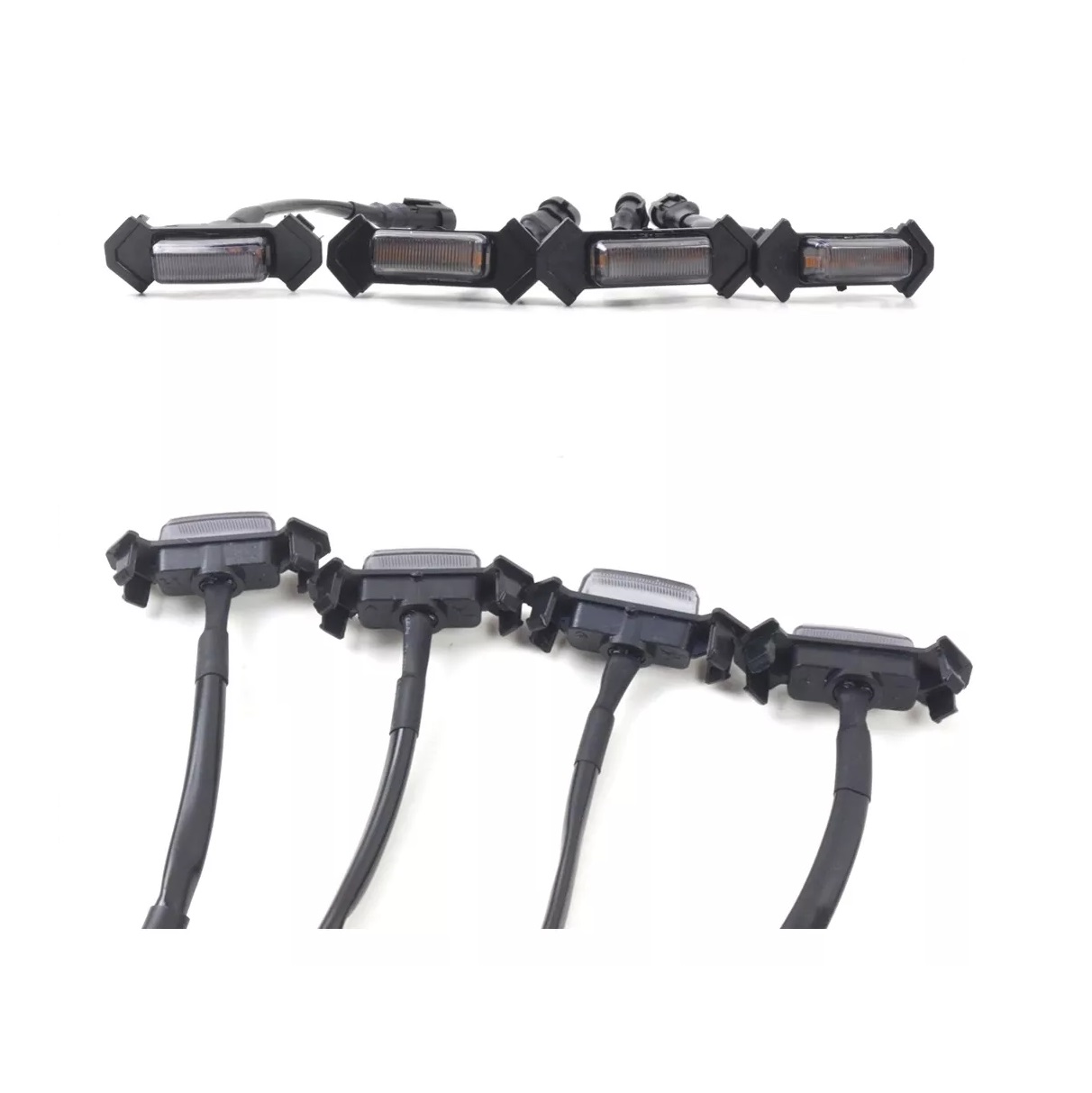 Kit Luces Parrilla Led Ámbar Universal Automotriz 12v