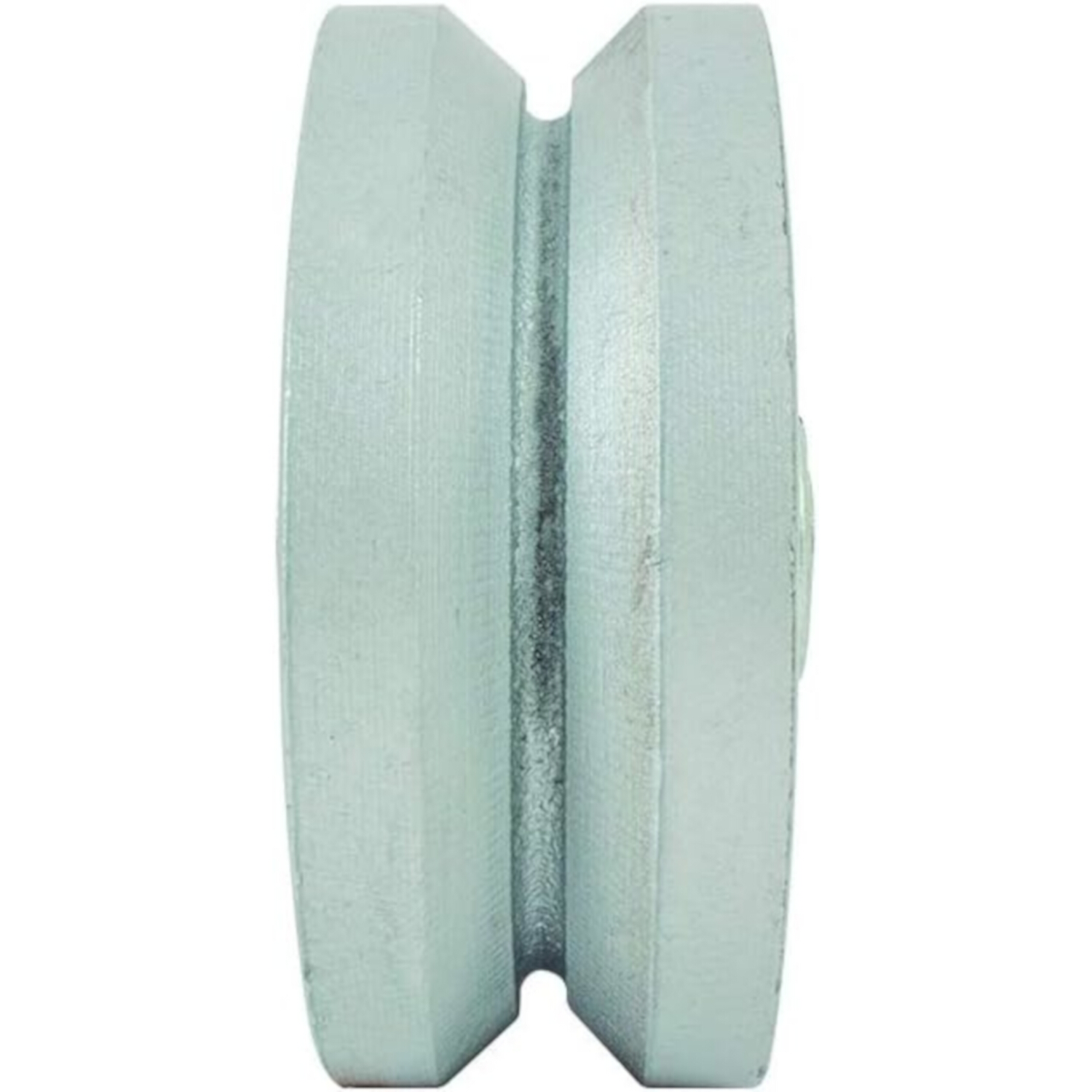 Rueda de Acero con ranura tipo V para Rieles 5"