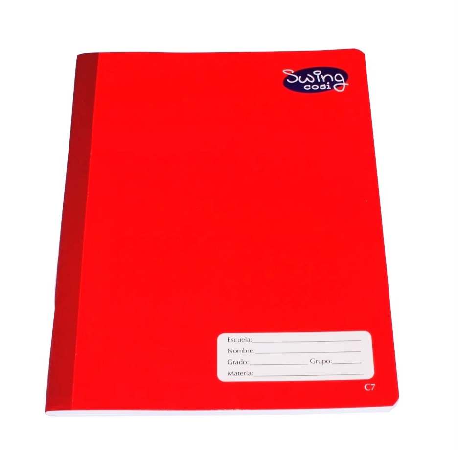 Libreta Cosida Cuaderno Cosido 100 Hojas Profesional 5 Pzas Rayas