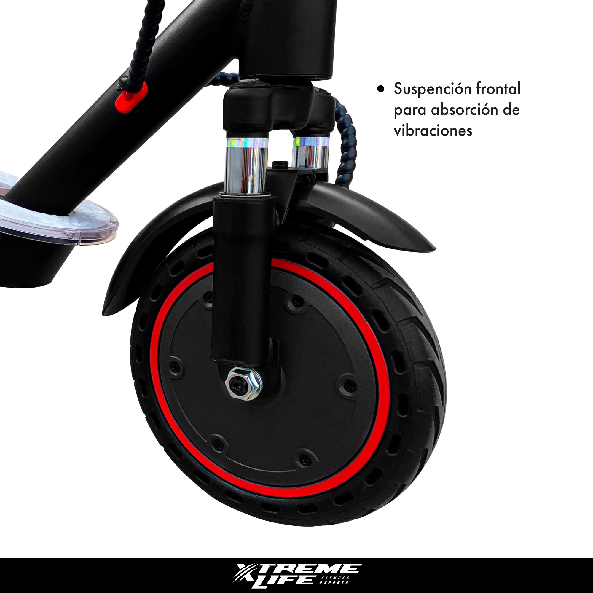 Scooter Patin Electrico Plegable bluetooth Bocina Led