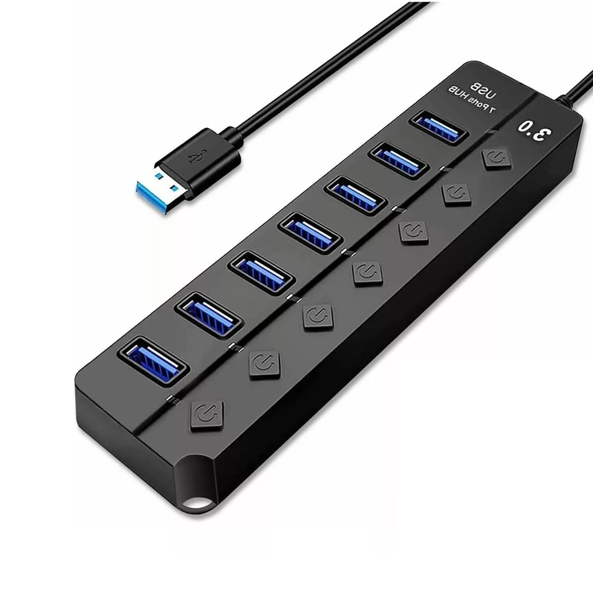 Hub Usb Con 7 Puertos Usb 3.0 Multicontacto