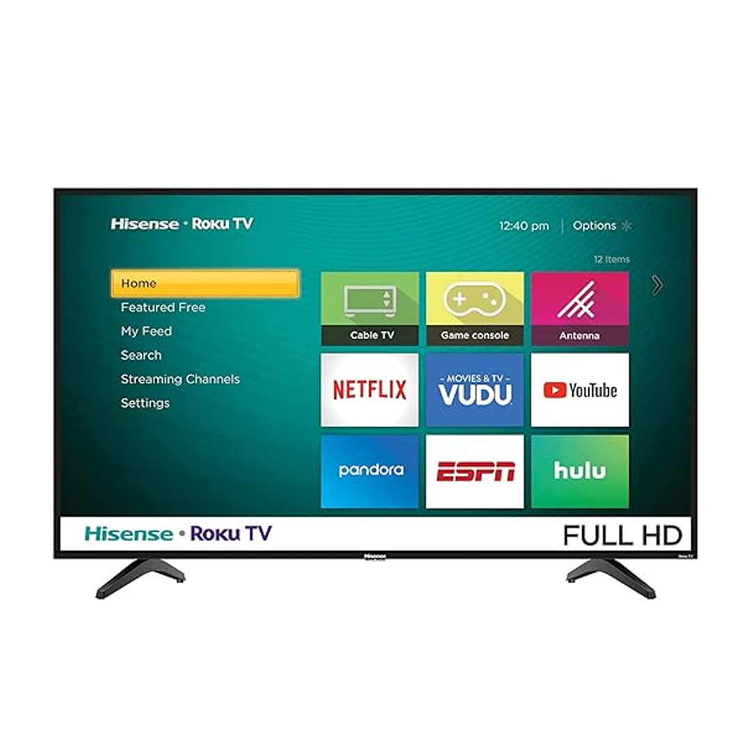 Pantalla Hinsense Smart TV 40 Pulgadas FHD Roku 40H4030F1