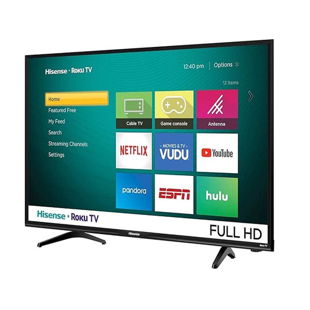 Pantalla Hinsense Smart TV 40 Pulgadas FHD Roku 40H4030F1