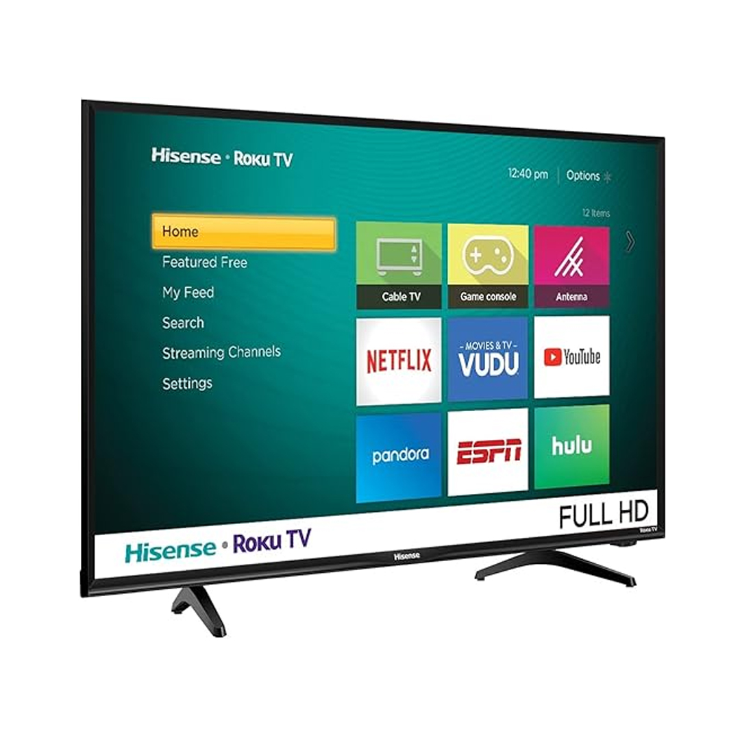 Pantalla Hinsense Smart TV 40 Pulgadas FHD Roku 40H4030F1