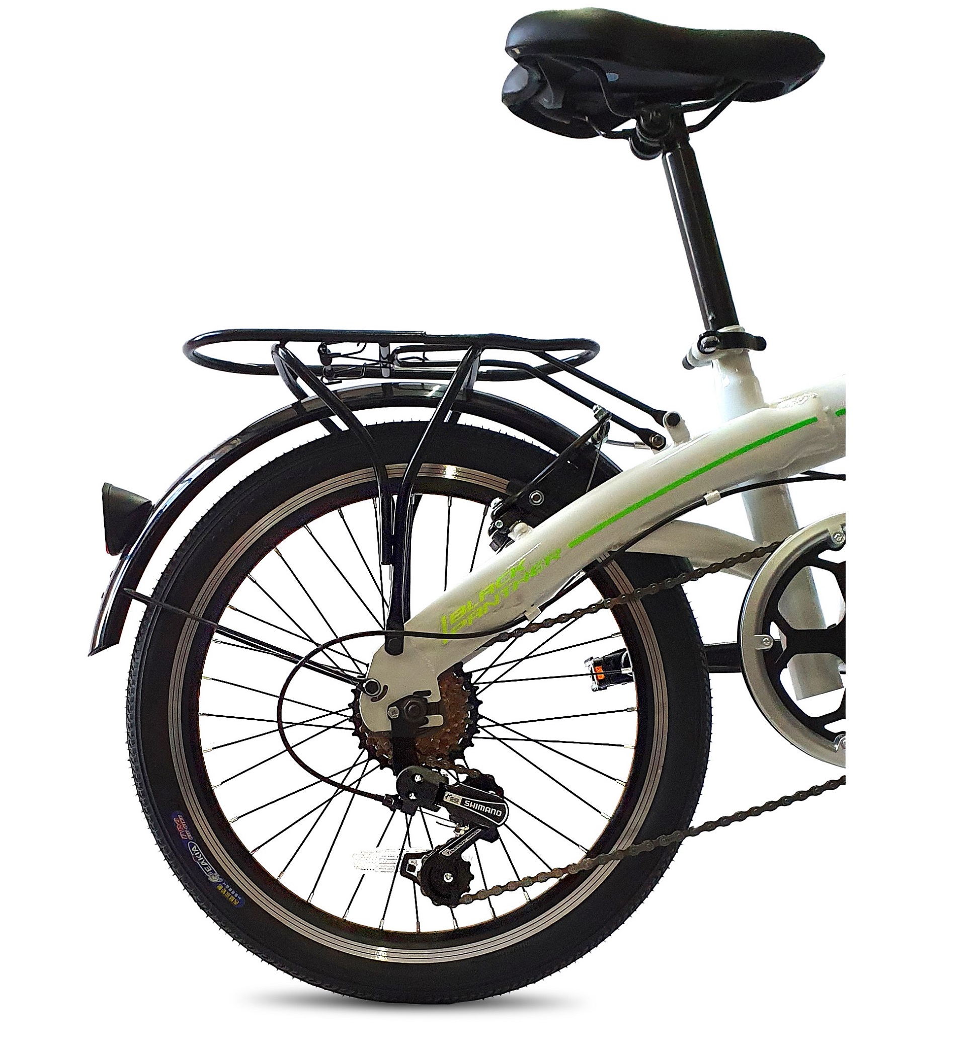 Bicicleta Plegable Folding Epic Portatil Ligera Rodada 20 Blanco
