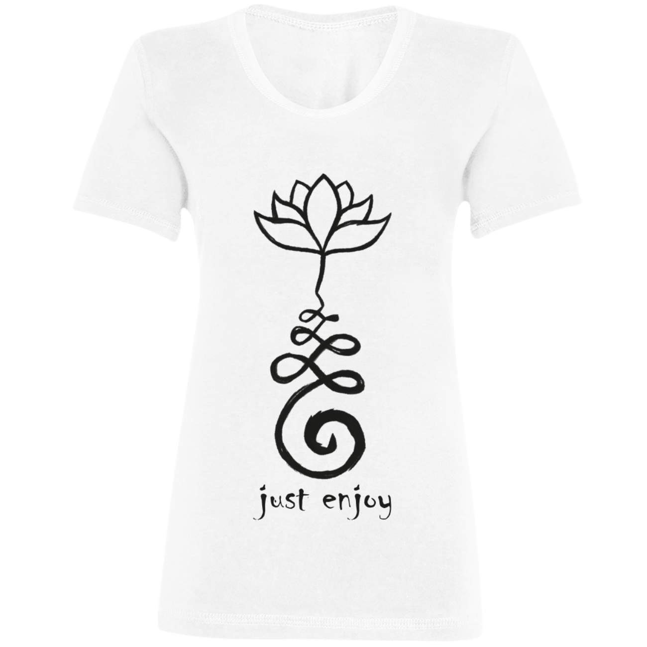 Playera Dama Estampada Moda Premium Flor de loto Om Yoga Buda Meditación