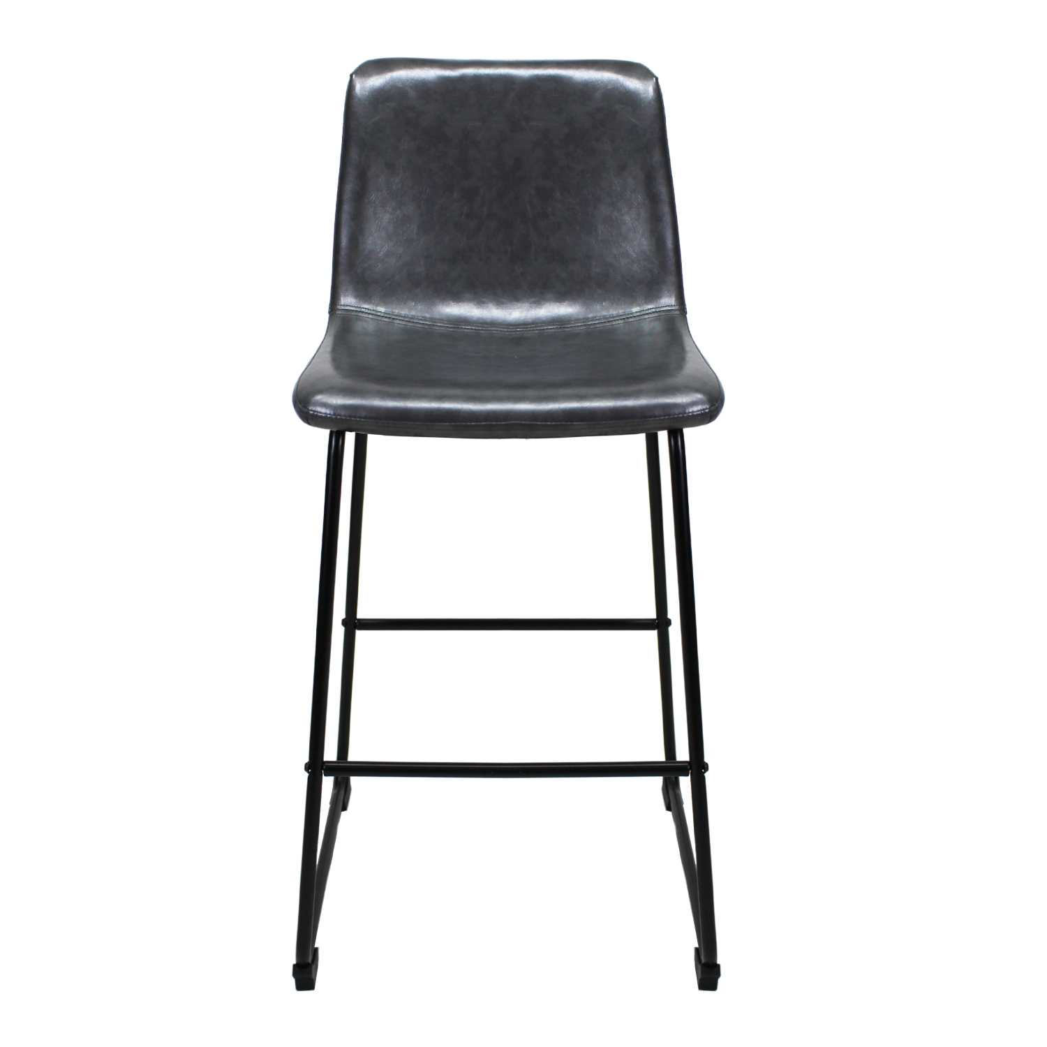 Set de 2 Bancos Minimalistas para Barra Phoenix Gris Mundo In