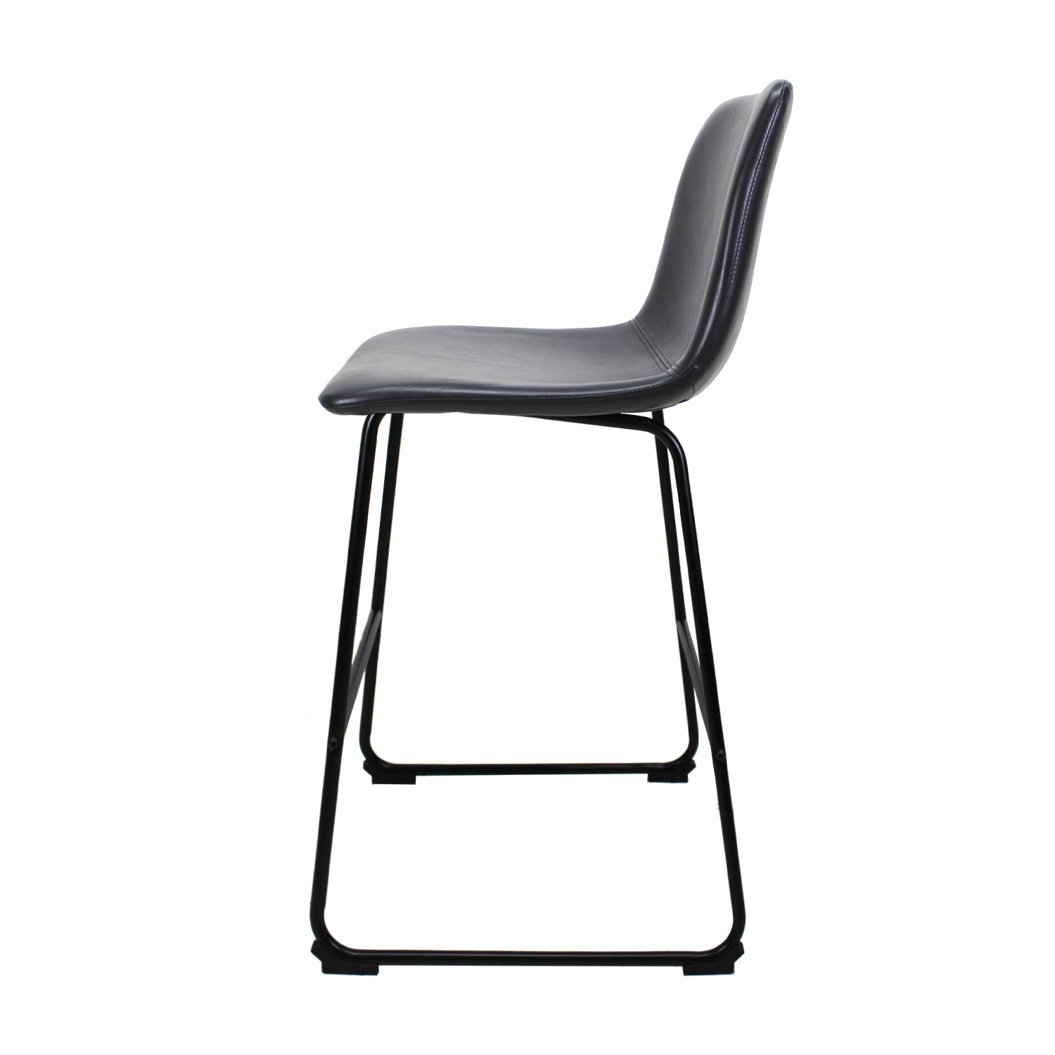 Set de 2 Bancos Minimalistas para Barra Phoenix Gris Mundo In