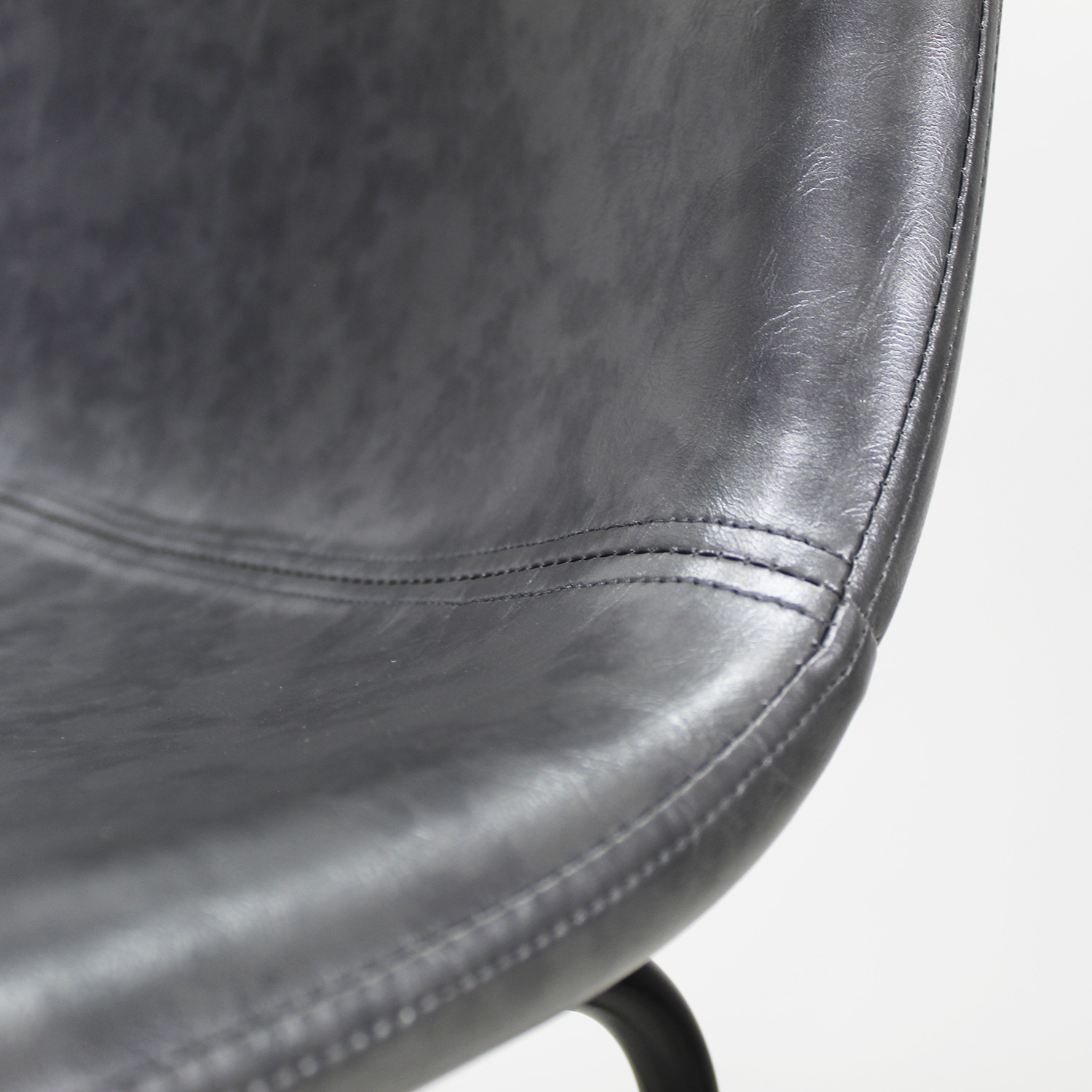 Set de 2 Bancos Minimalistas para Barra Phoenix Gris Mundo In