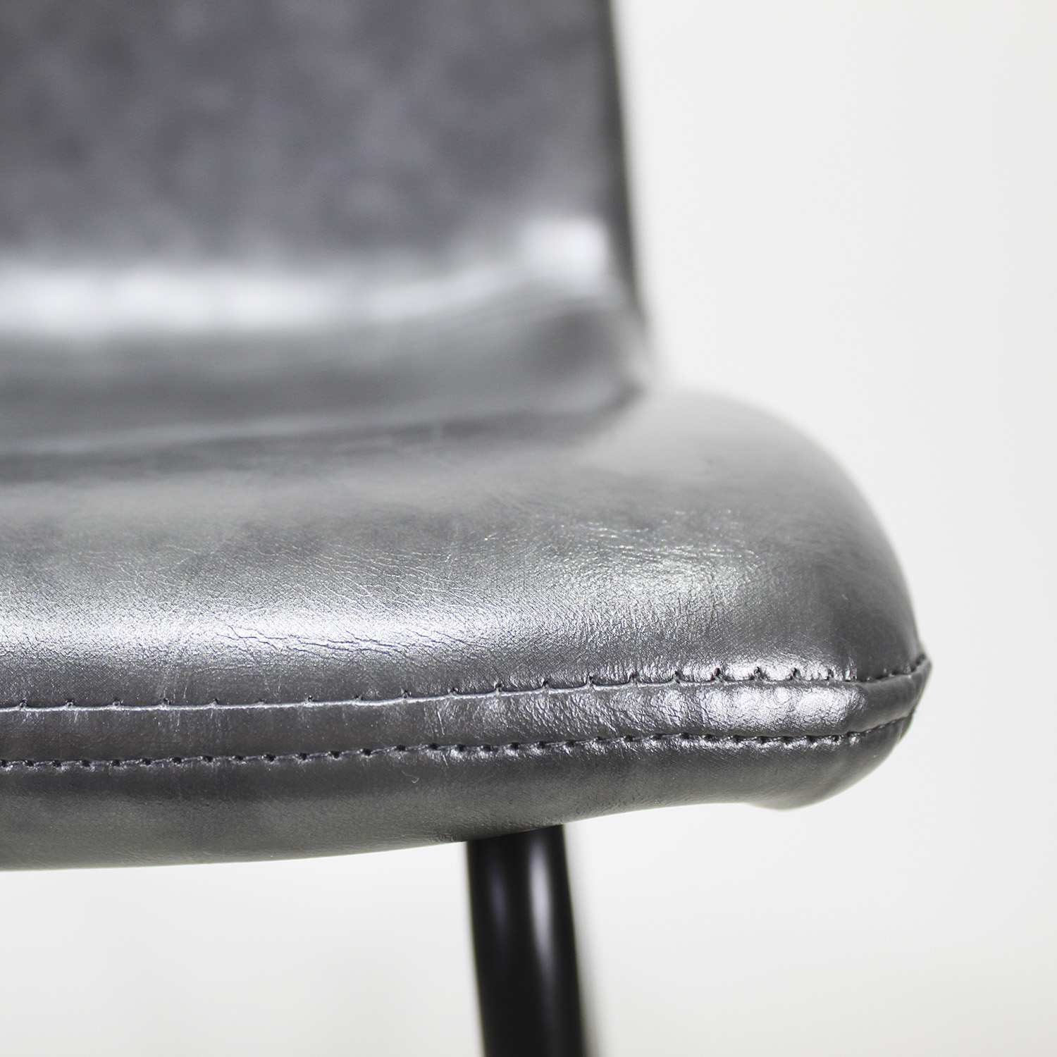 Set de 2 Bancos Minimalistas para Barra Phoenix Gris Mundo In