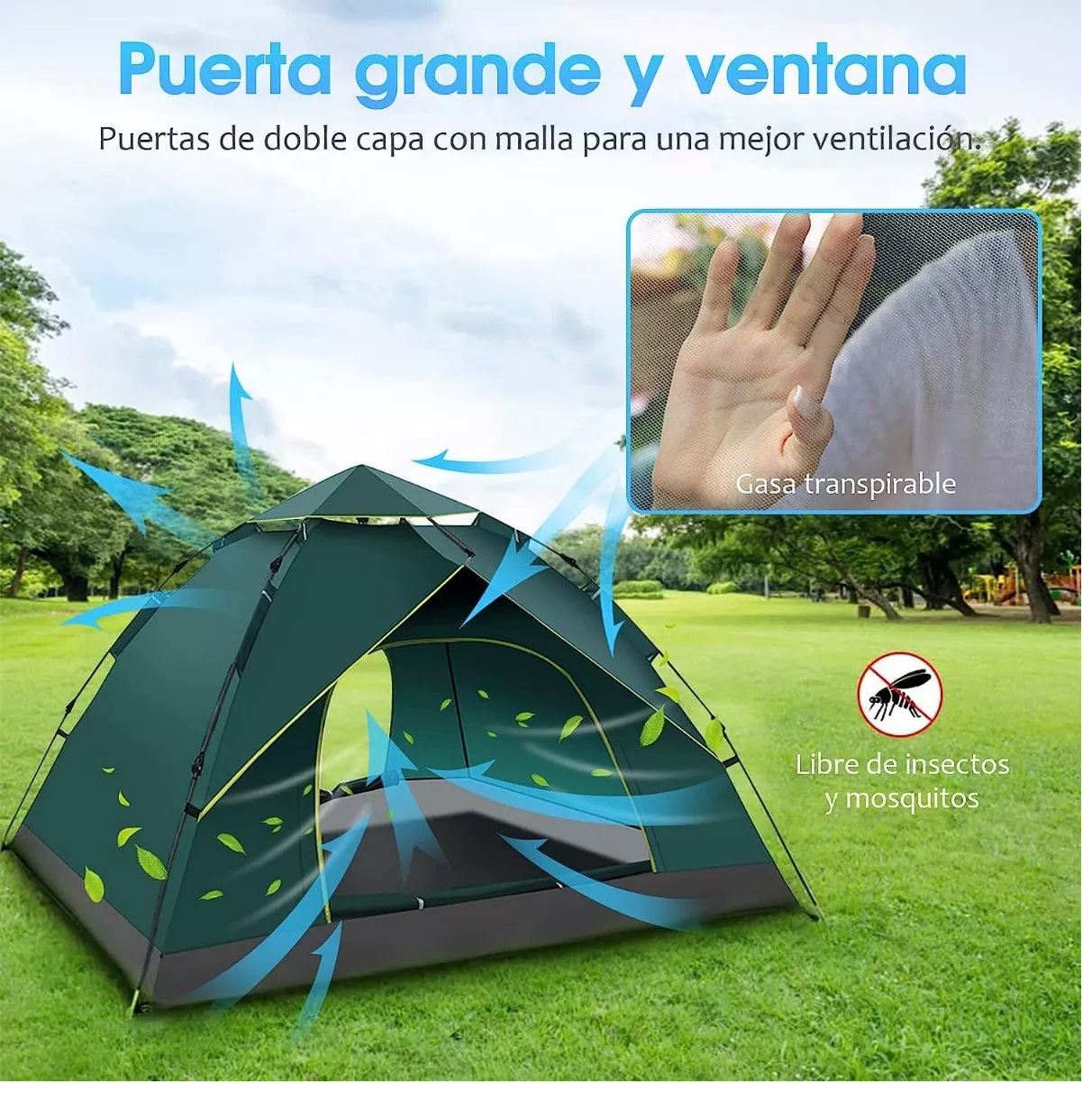 1 Tienda Campaña Plegable Portátil Completamente Automática