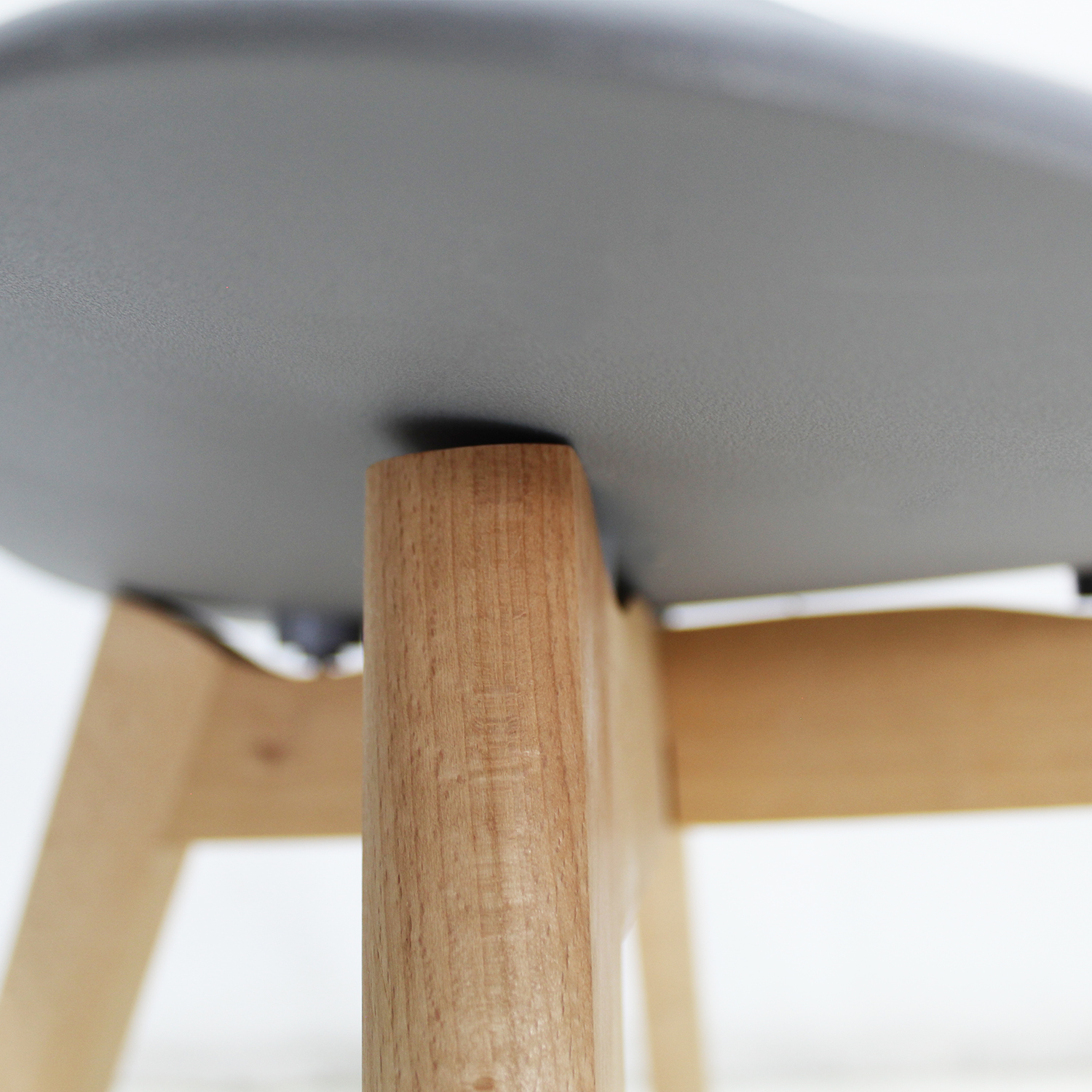 Set Sillas Mundo In Moura 4 Sillas para Comedor Sala Gris.