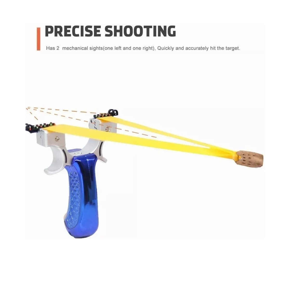 Tirachinas Láser Profesional Para Exteriores Con Mango Azul