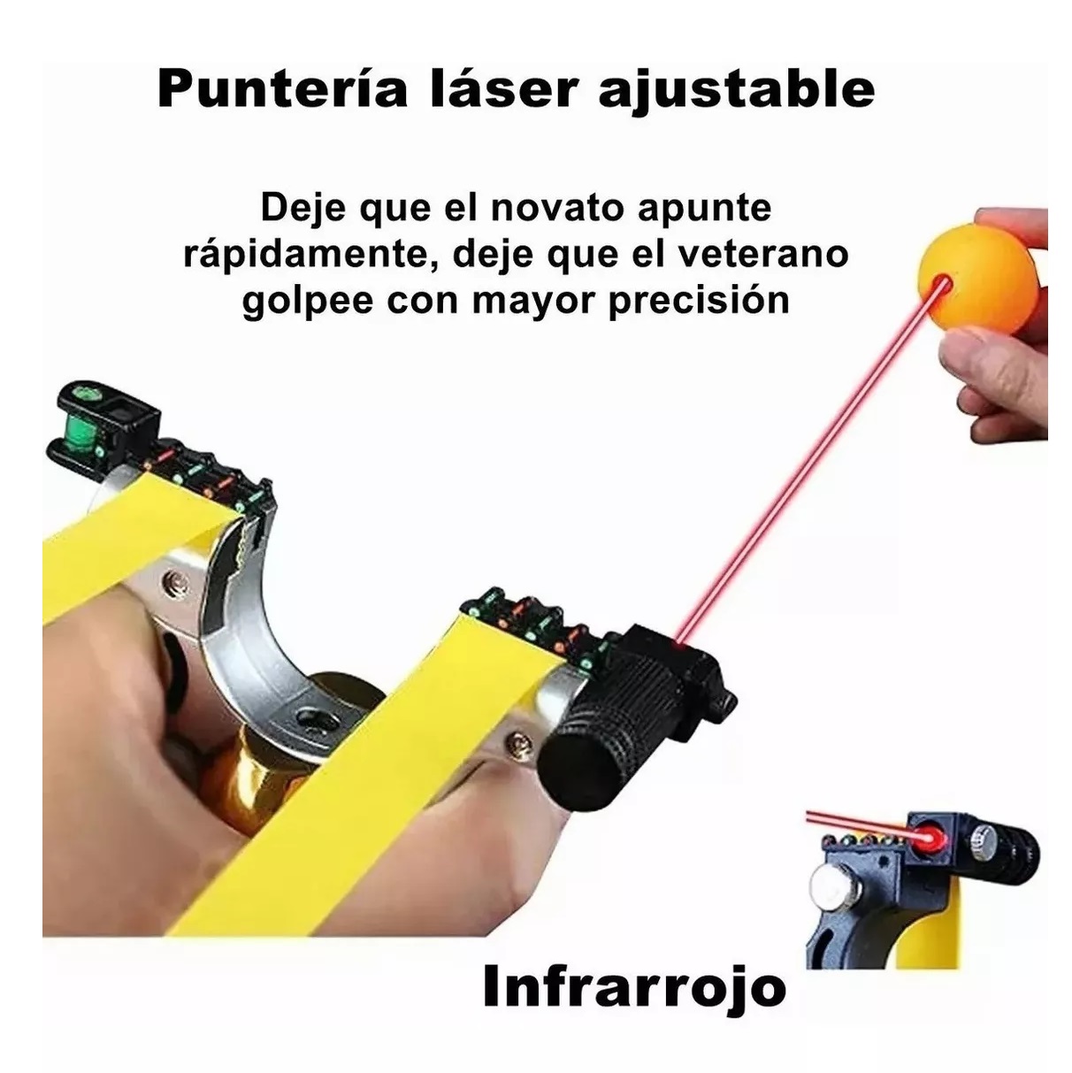 Tirachinas Láser Profesional Para Exteriores Con Mango Azul