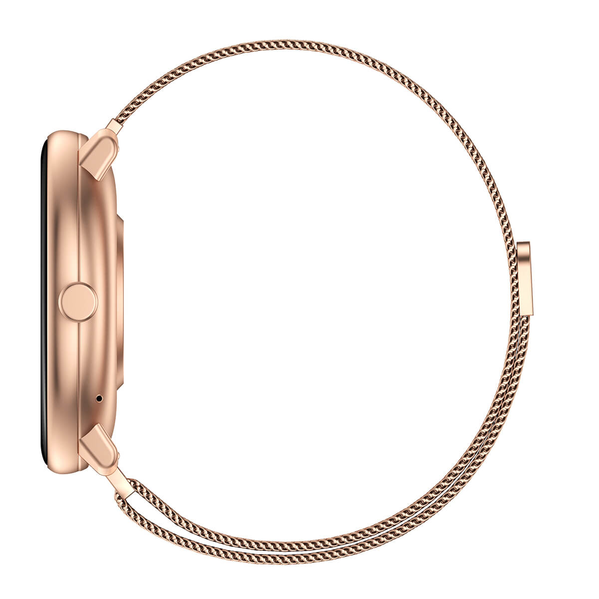 Smartwatch Reloj Inteligente Deportivo Cloe S3 Mesh Color Oro Rosa
