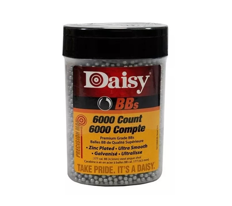 Balines Postas Daisy Precision Max Acero Bbs 4.5mm 6000 Pzs