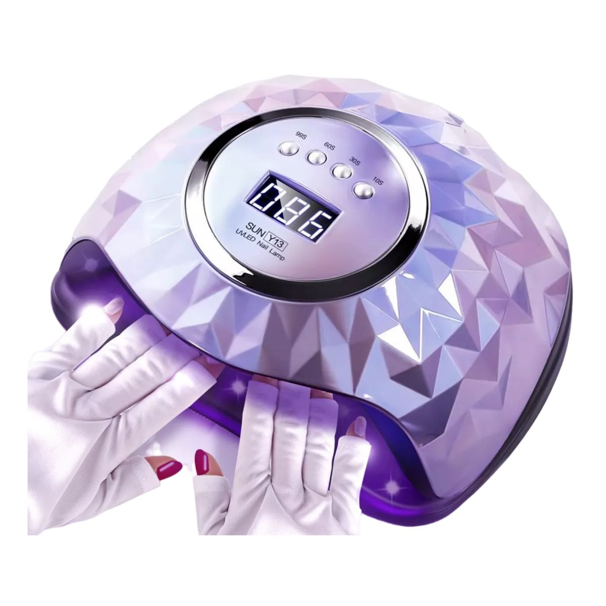 Lámpara De Uñas Profesional Violeta 248w 