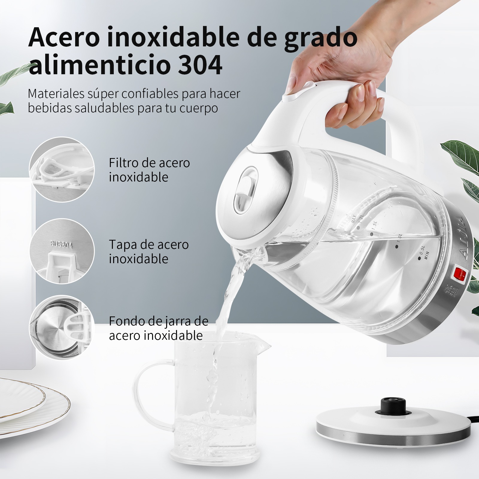 Topper Lonchera Fondo de Acero Inoxidable para Mantener la Temperatura de  los Alimentos, Moda de Mujer