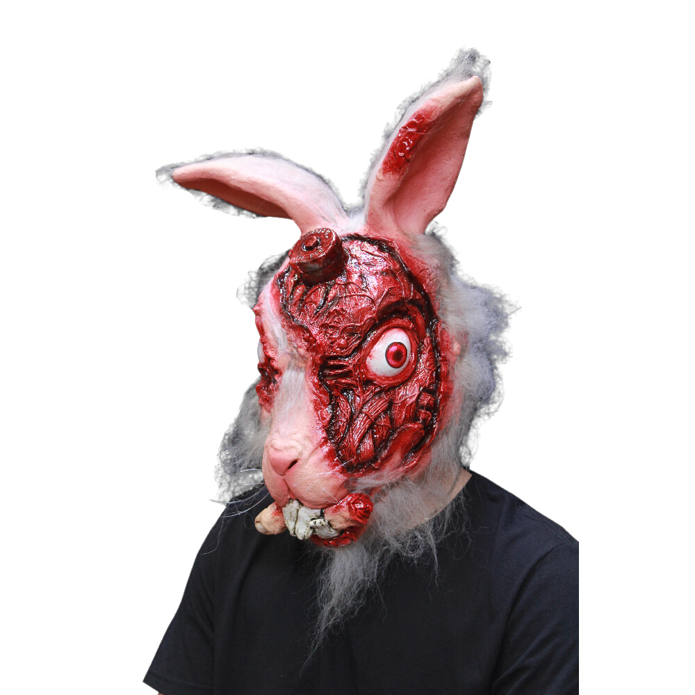 Máscara de Conejo R.T.087 Rabbit Experimento De Laboratorio Disfraz Halloween