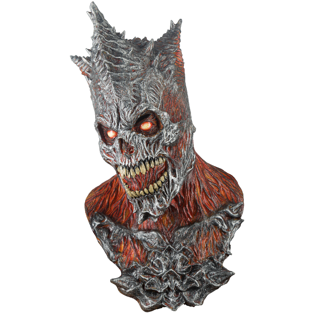 Máscara de Rey del fuego King Raper Fire Diabólico Disfraz de Halloween Demonio
