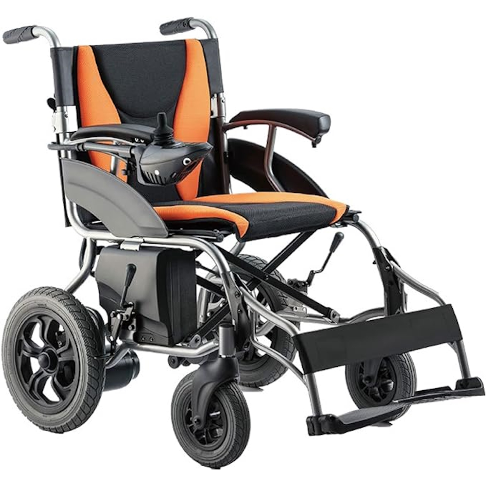 Silla De Ruedas Eléctrica S500 Handy Plegable Cromada HANDY BY HERGOM