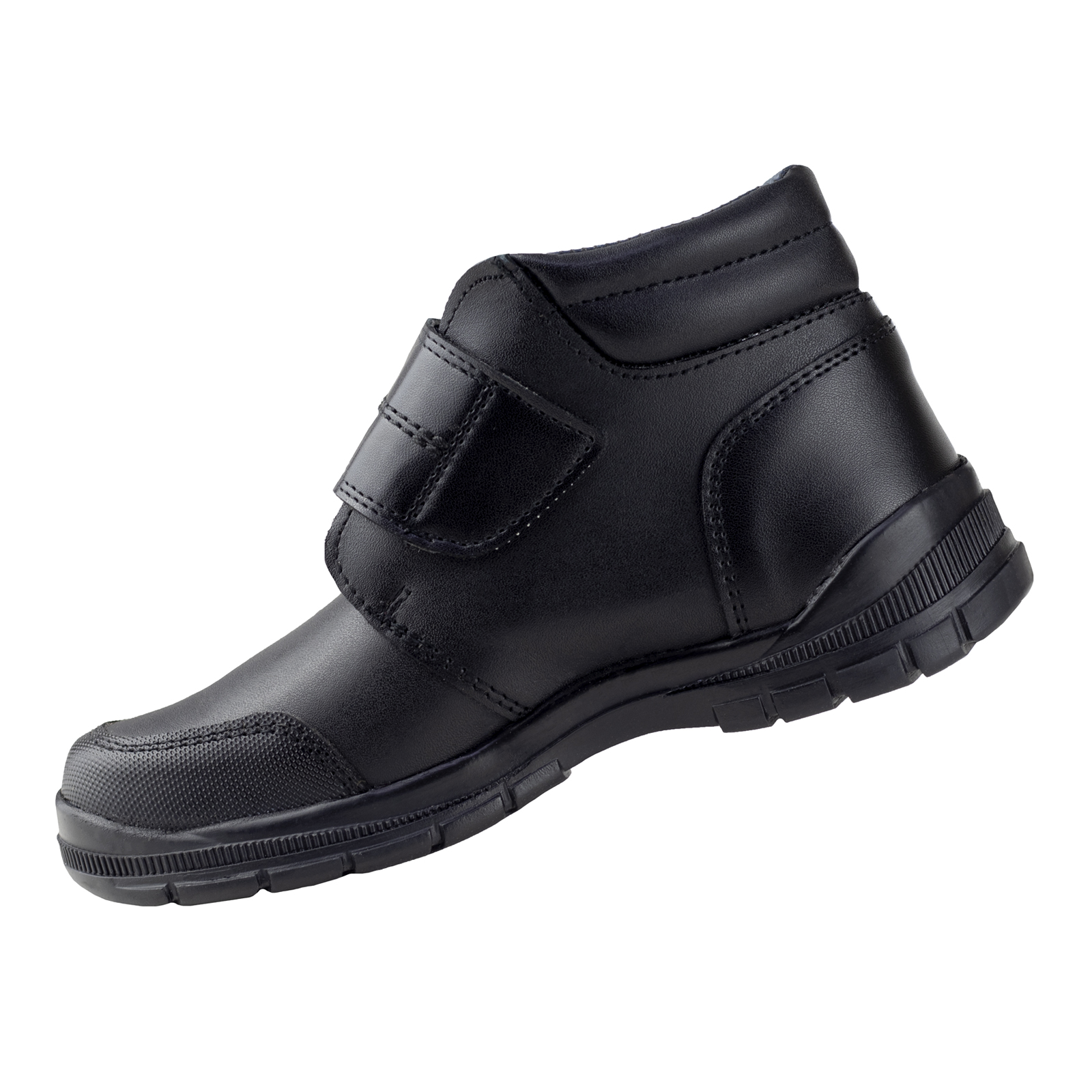 Botin Hush Puppies Juvenil Contactel 1477 Negro Piel 22 26