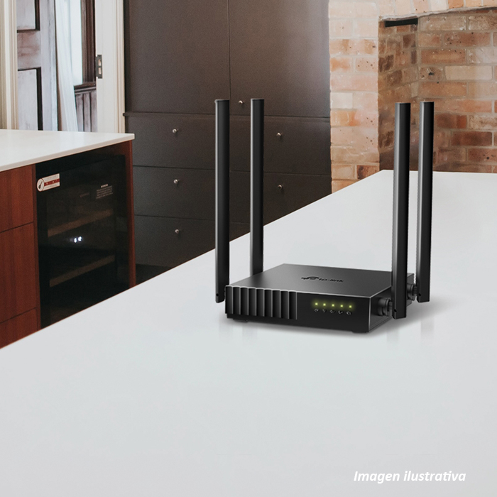 Router Inalambrico TP-LINK ARCHER C50 AC1200 V6 Dual Band 802.11ac 1200Mbps 