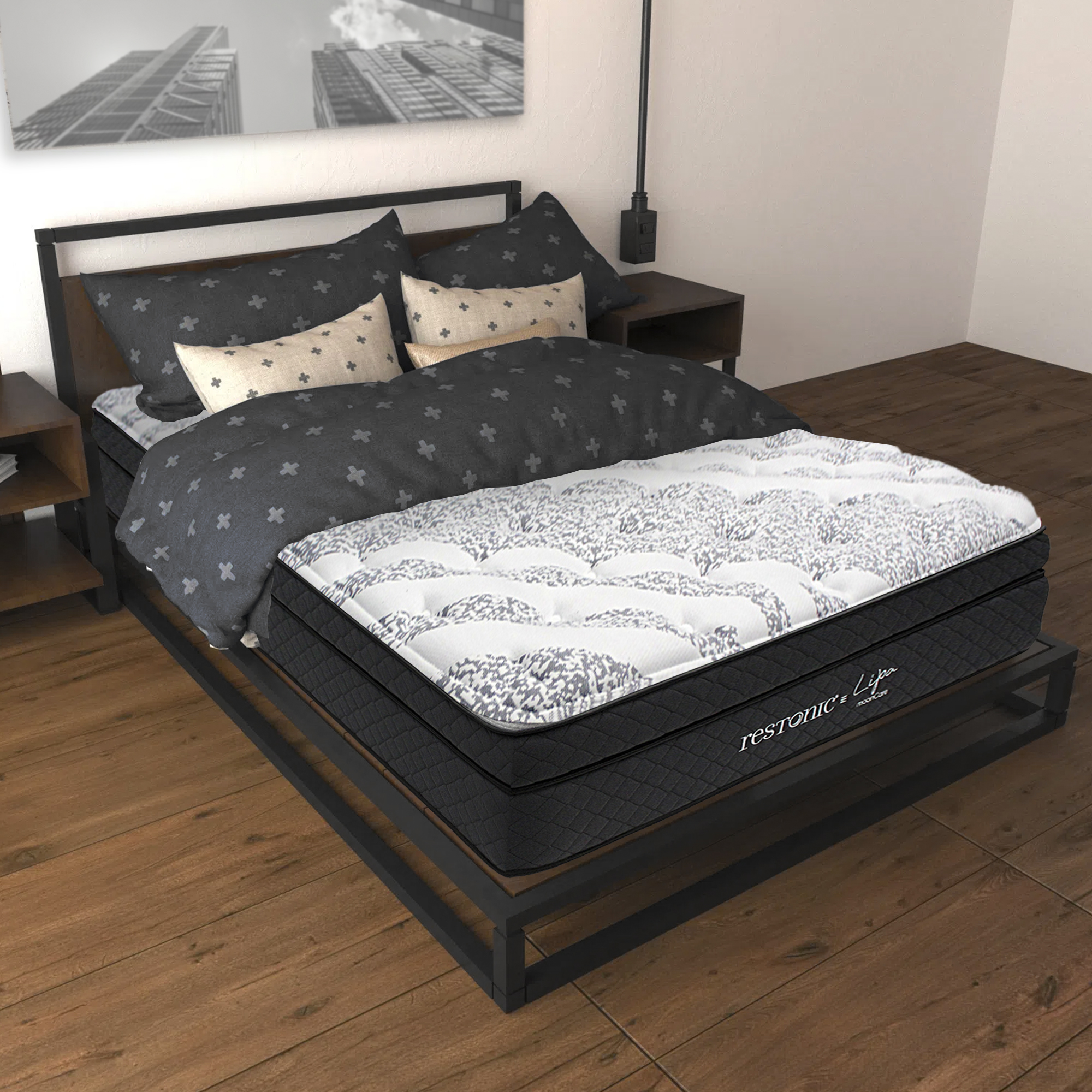 Colchón Restonic Tamaño Matrimonial Modelo Lipa