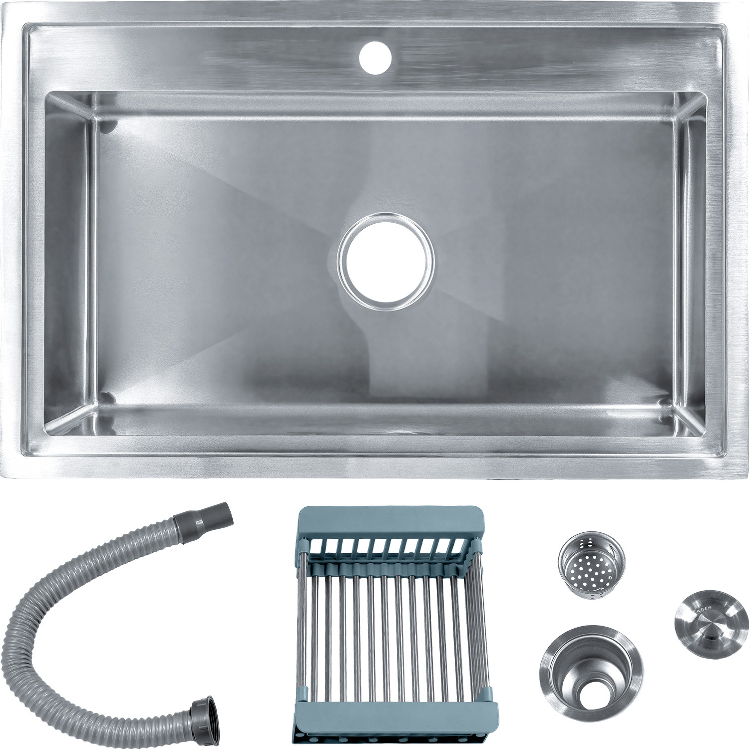 Fregadero Tarja Acero Inoxidable Escurridor Movible