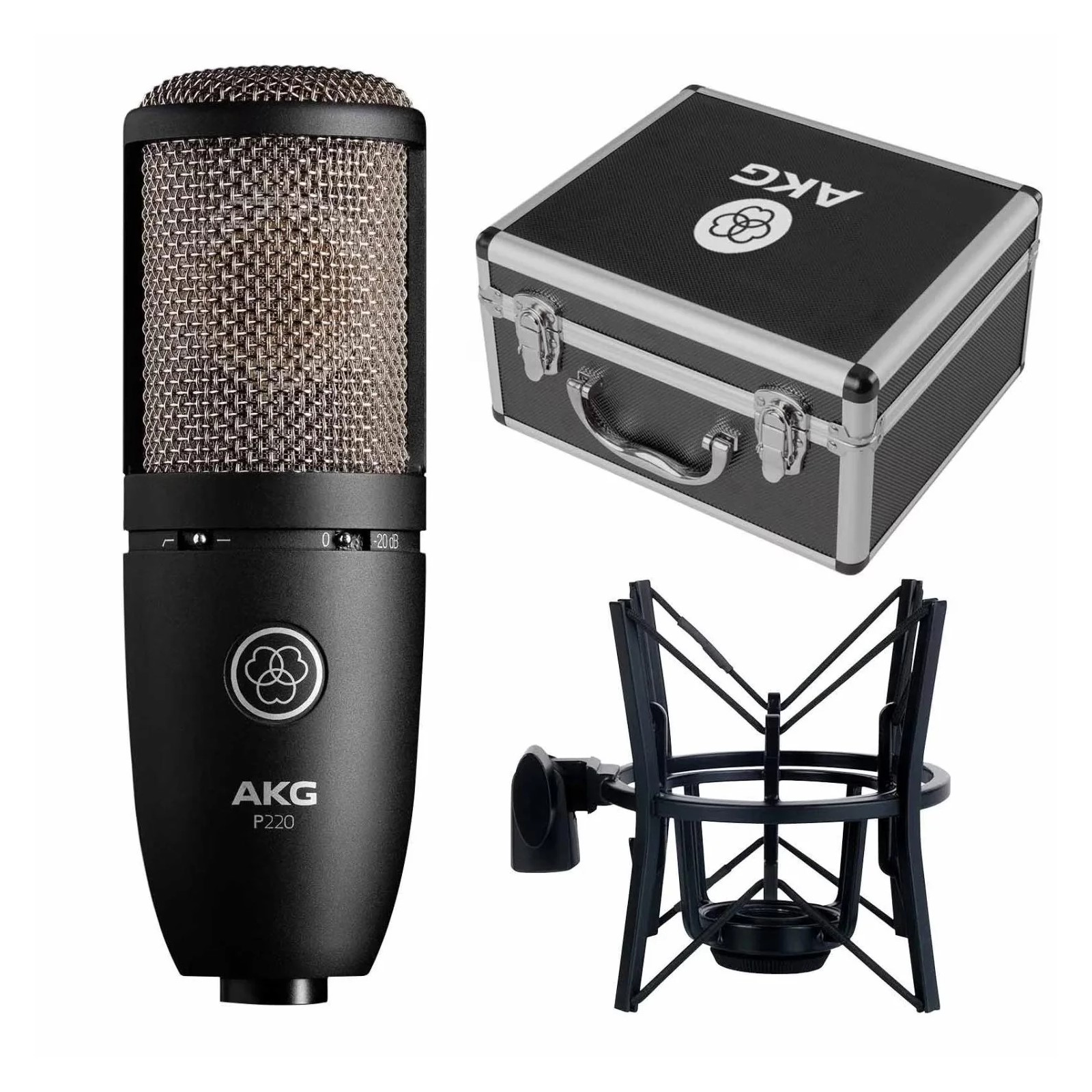 Micrófono de condensador AKG P220 para estudio
