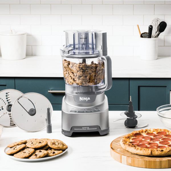 Procesador de alimentos Ninja NF701 4 programas, 2.84 L, 1,000 watts, 1.34 hp, plata 