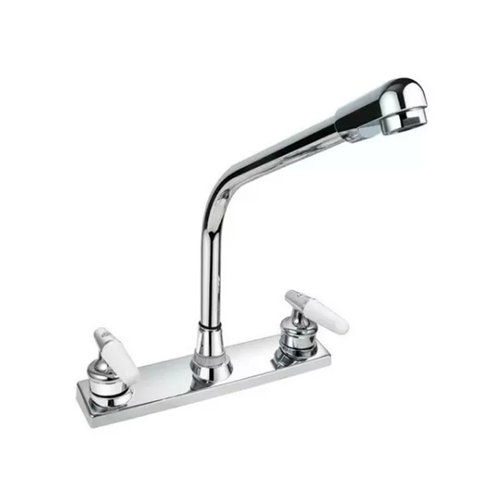 Llave Mezcladora 8  Fregadero Cocina Tipo Cobra Maneral Cono