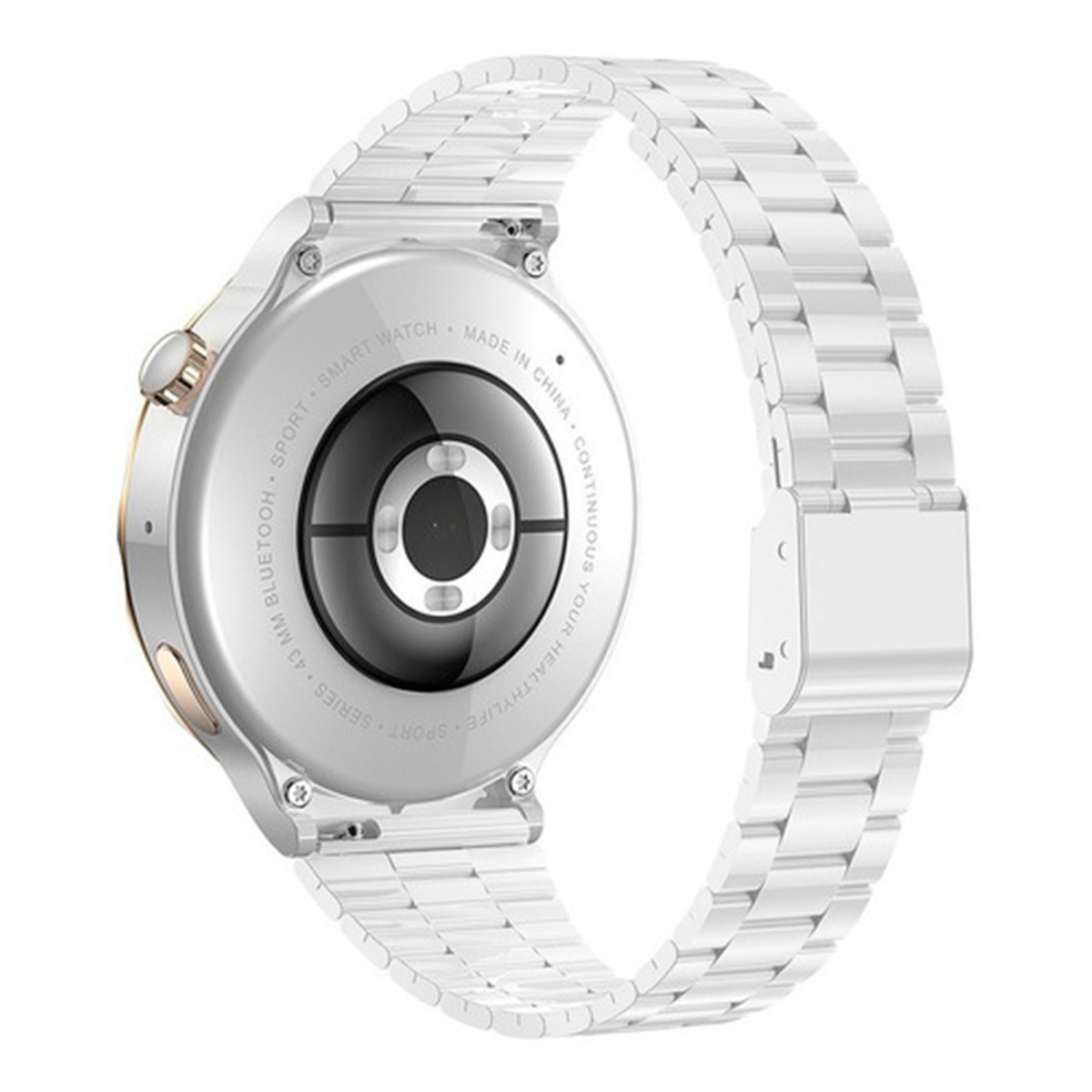 SmartWatch 2023: Monitorea tu salud, controla tu celular desde tu muñeca, GPS, Notificaciones y más. diseño redondo, fino y elegante para Dama
