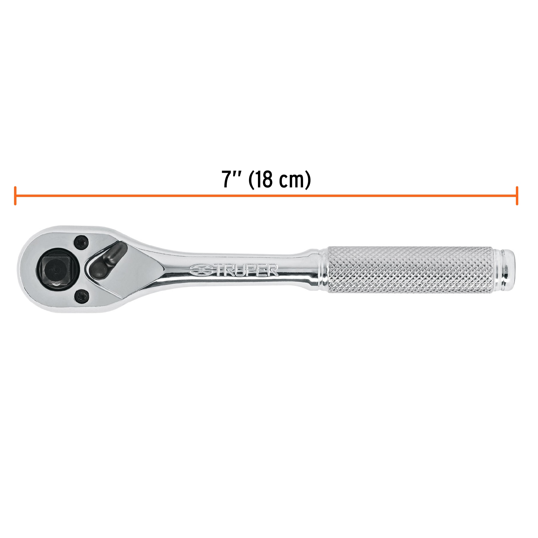 MATRACA TRIPLE CUADROS 1/4", 3/8" Y 1/2", TRUPER 13649