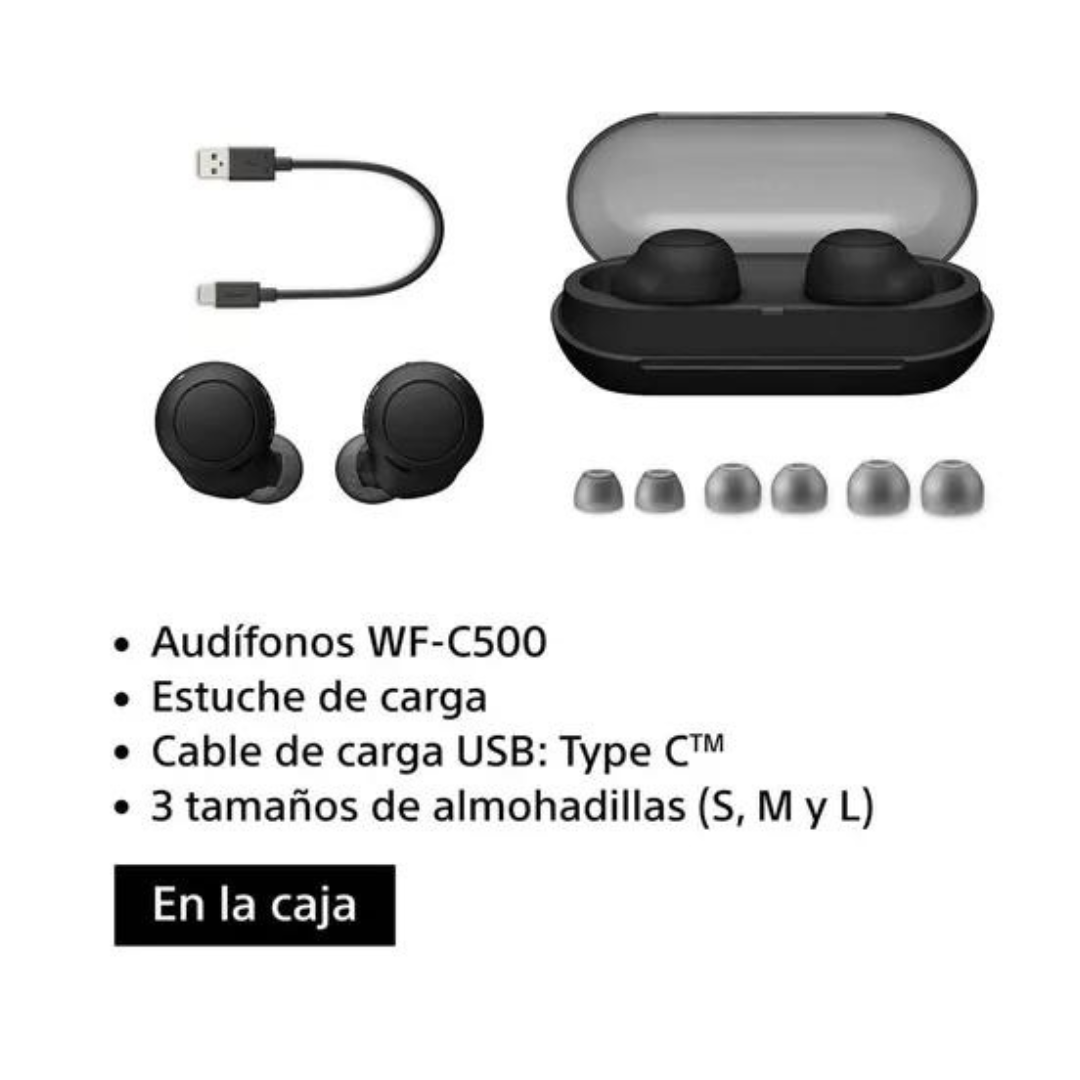 Audífonos in-ear inalámbricos Sony WF-C500 YY2952 negro