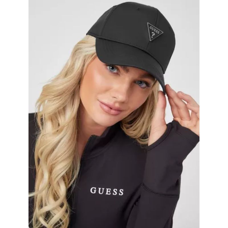 Guess Gorra De Béisbol De Nailon Con Logo Esmaltad