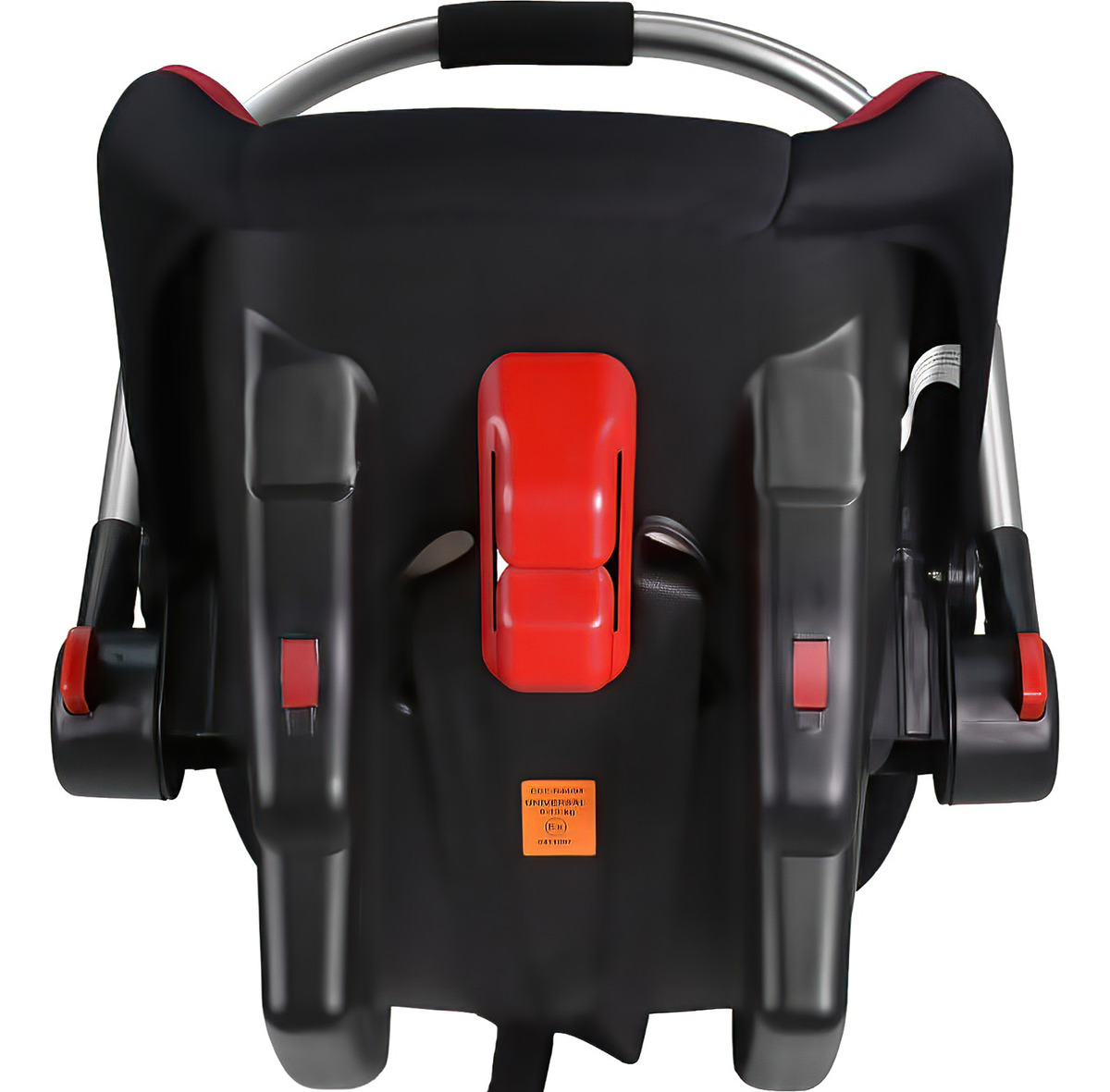 Asiento Portabebe Mecedora Tipo Moises Ergonomico Para Auto Rojo