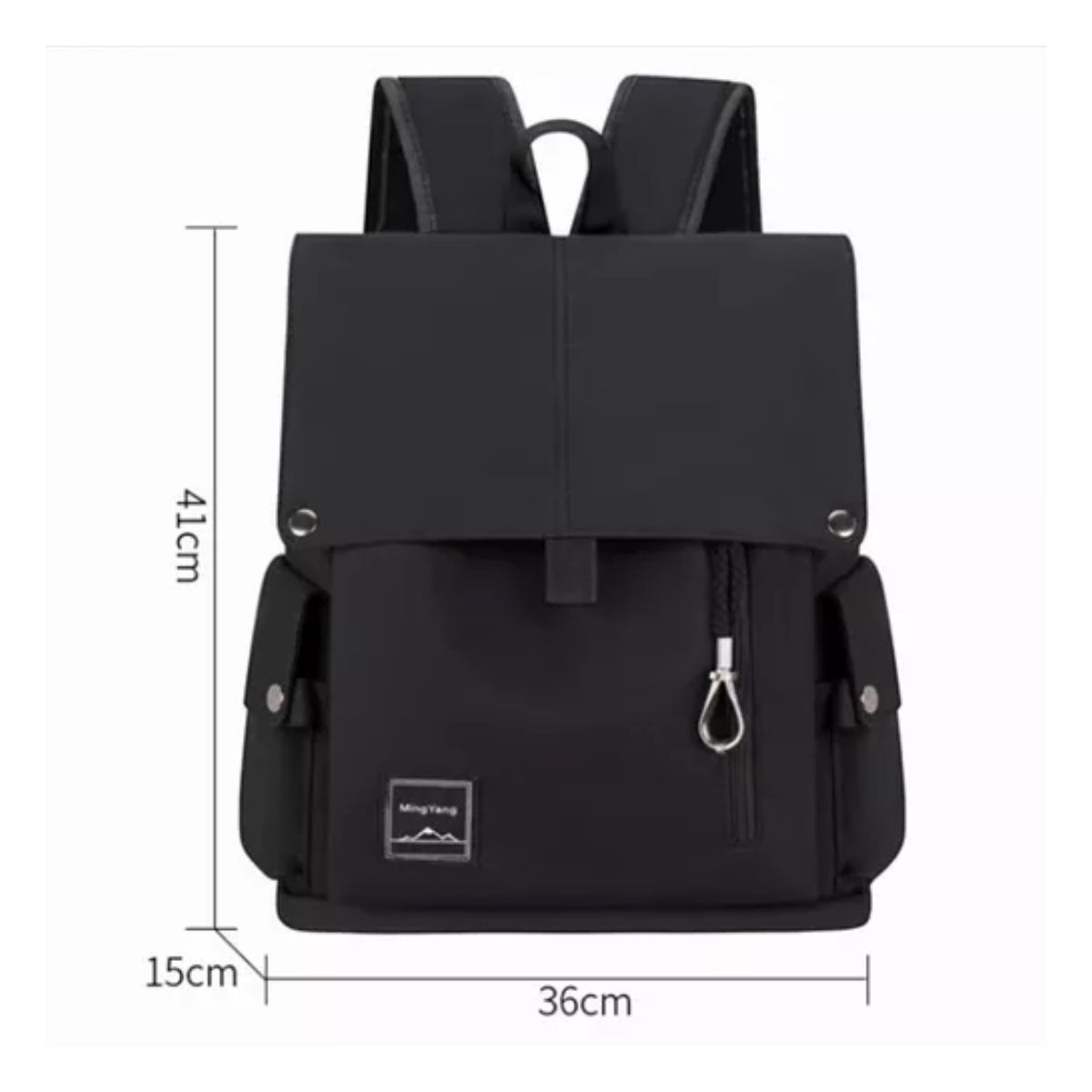 Mochila Casual Juvenil Negra