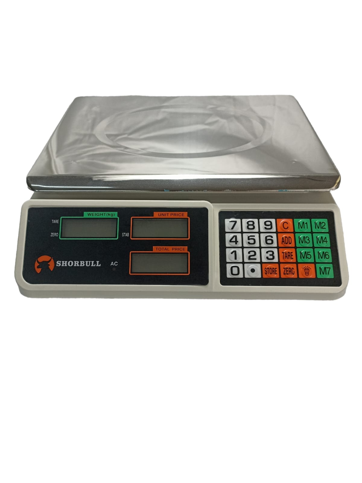 Bascula Comercial Mostrador Digital 40k Aluminio Shorbull