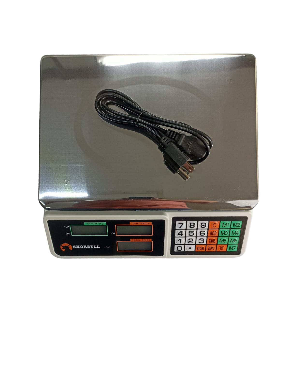 Bascula Comercial Mostrador Digital 40k Aluminio Shorbull