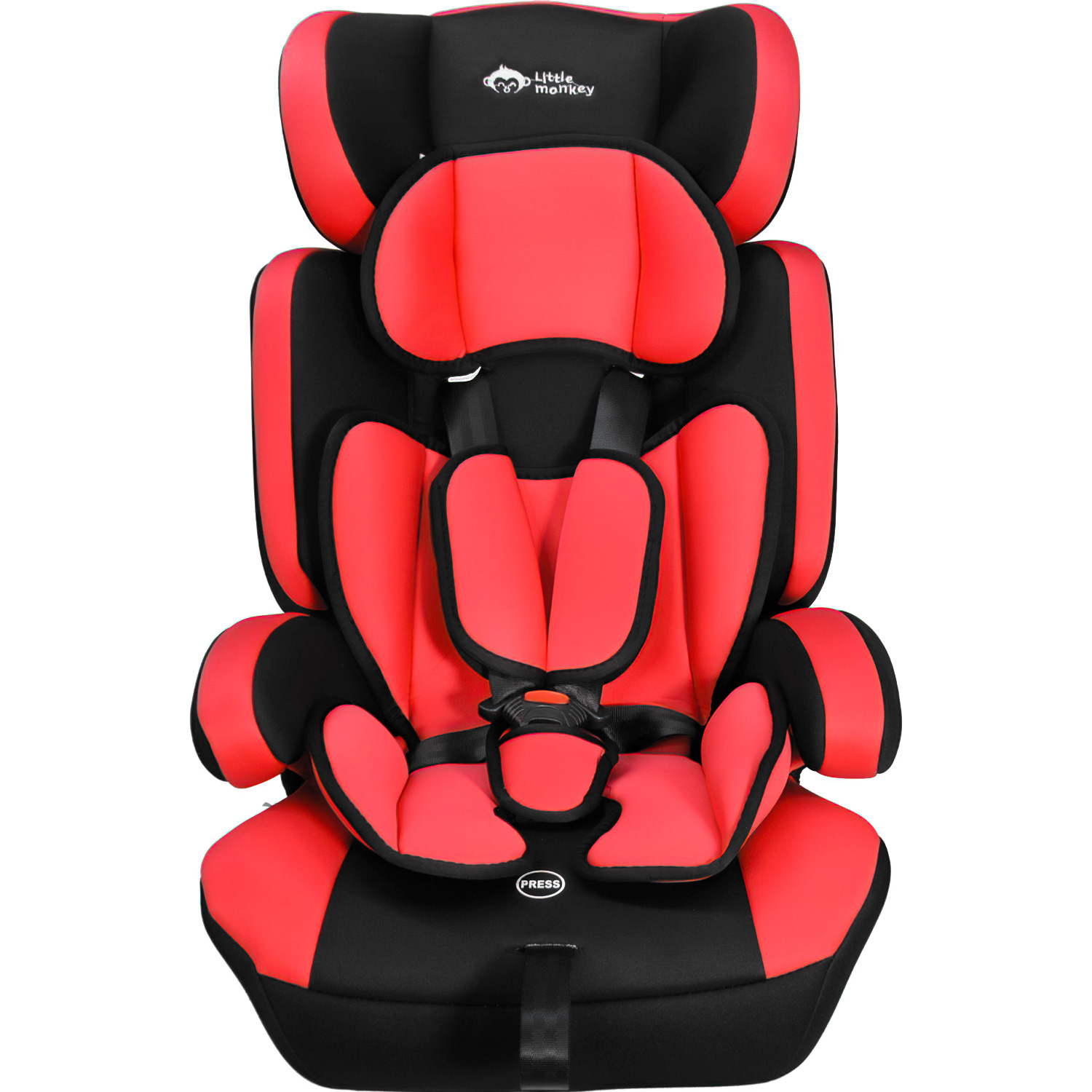 Autoasiento Seguridad Silla Niño 9m A 12 Años Ece R44/04 Rojo